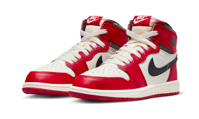 Air Jordan 1 Retro High OG Chicago Lost and Found (PS), Varsity Red/Black-Sail-Muslin (FD1412-612)