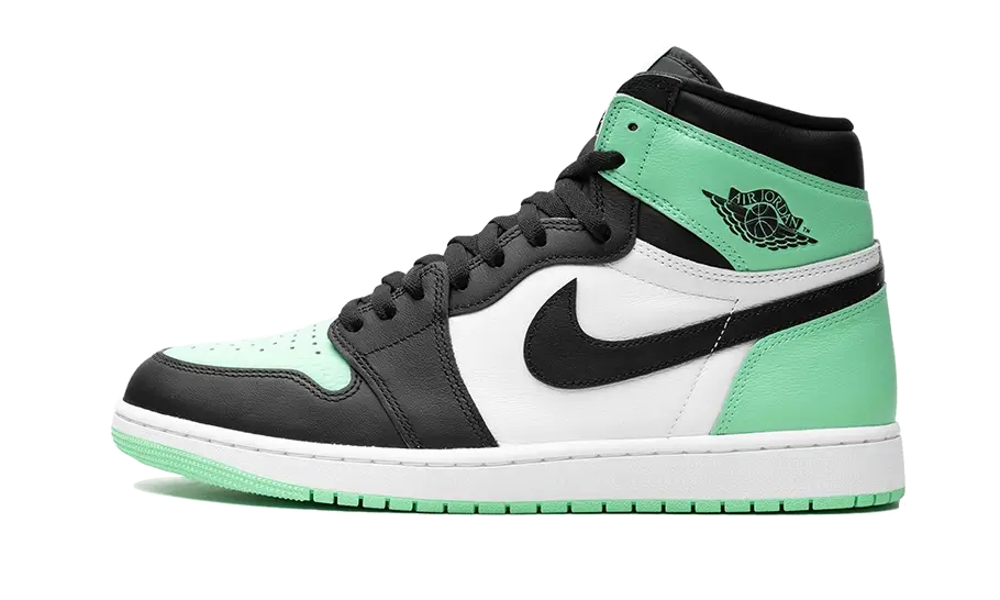 Air Jordan 1 Retro High OG Green Glow, White/Black/Green Glow (DZ5485-130 / FD1437-130)