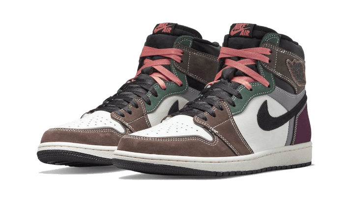 Air Jordan 1 Retro High OG Hand Crafted, Black/Archaeo Brown-Dark Chocolate (DH3097-001)