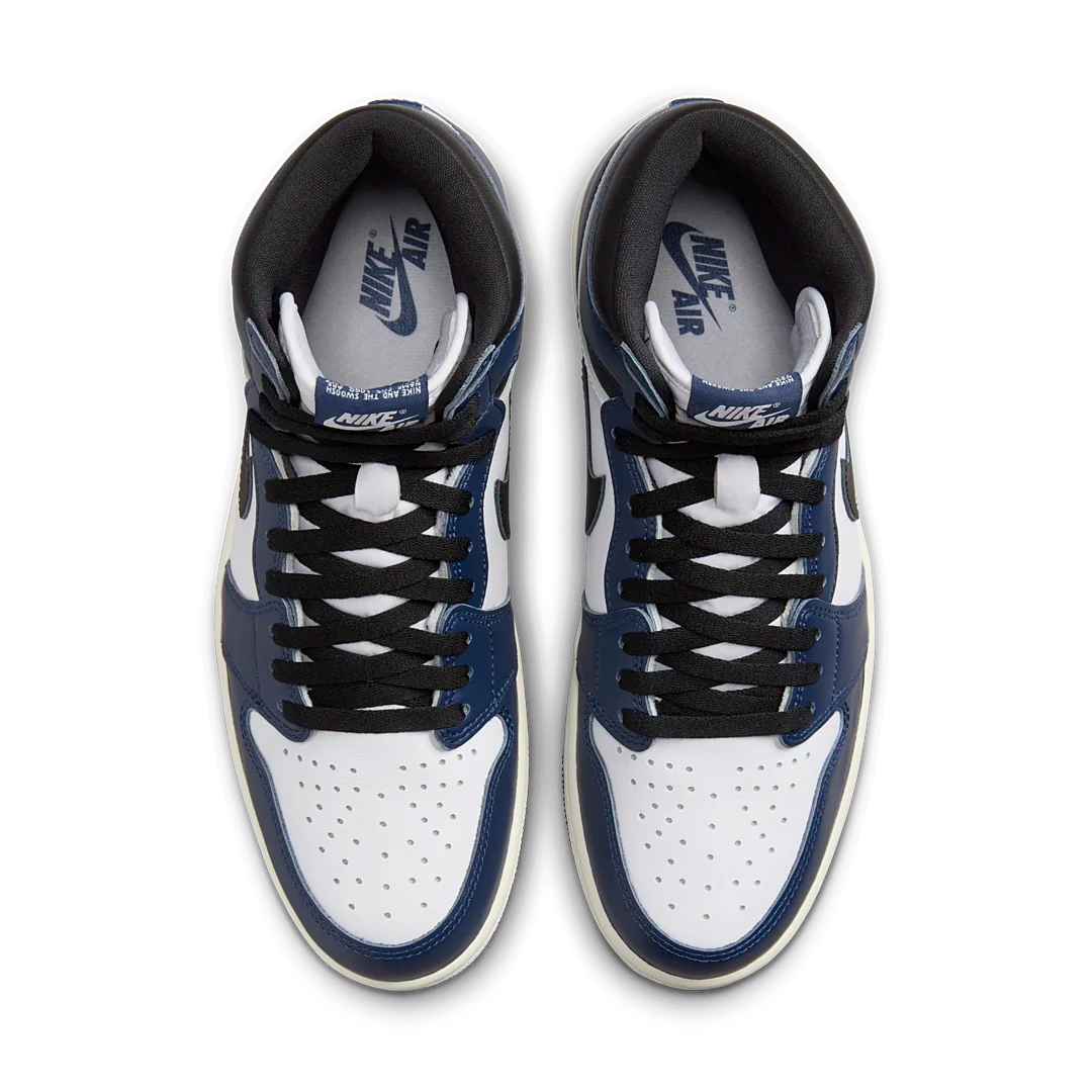 Air Jordan 1 Retro High OG Midnight Navy, Midnight Navy/Black-White-Sail (DZ5485-401 / FD1437-401)