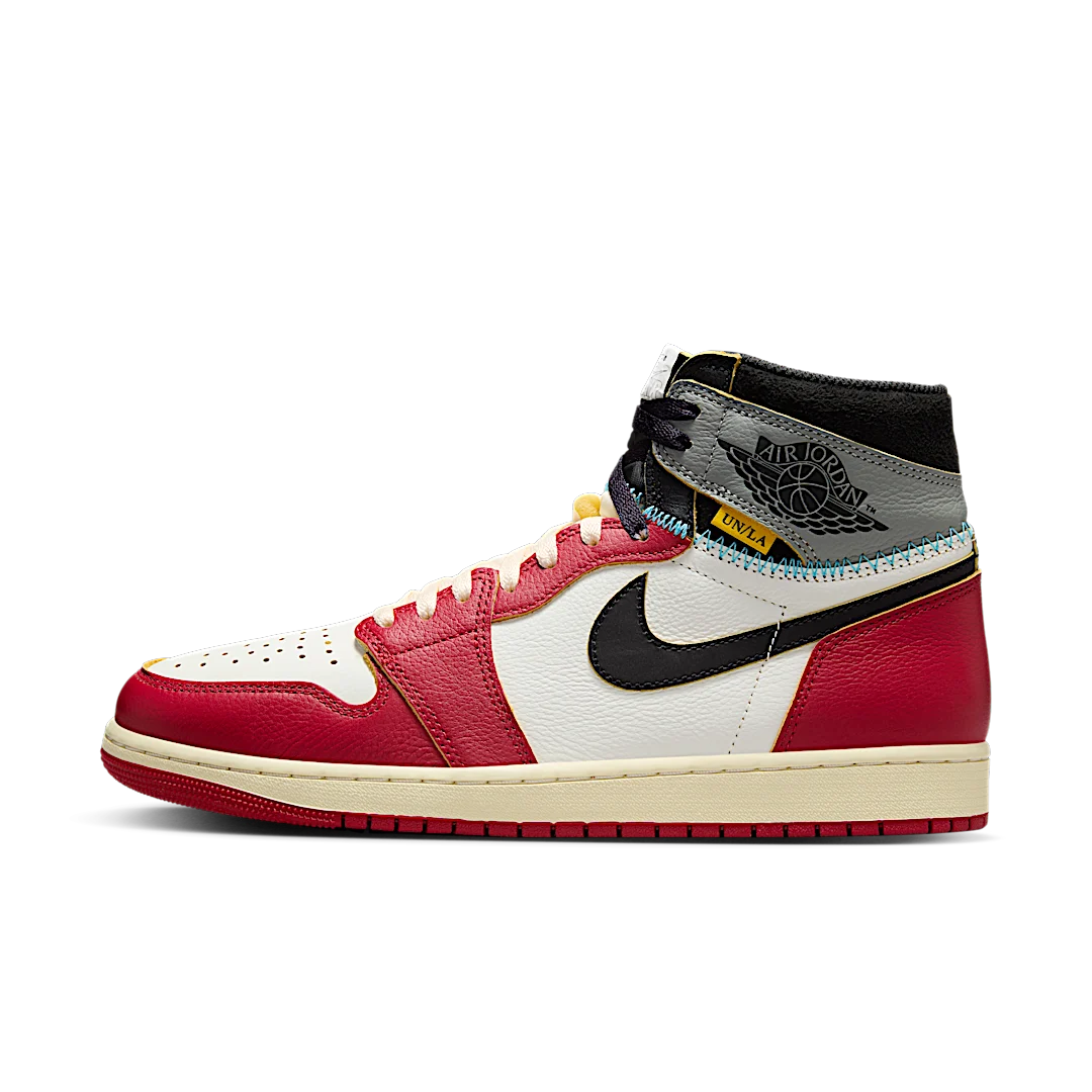 Air Jordan 1 Retro High OG SP Union LA Chicago Shadow, Varsity Red/Black-Sail-Shadow Grey-Muslin (HV8563-600)