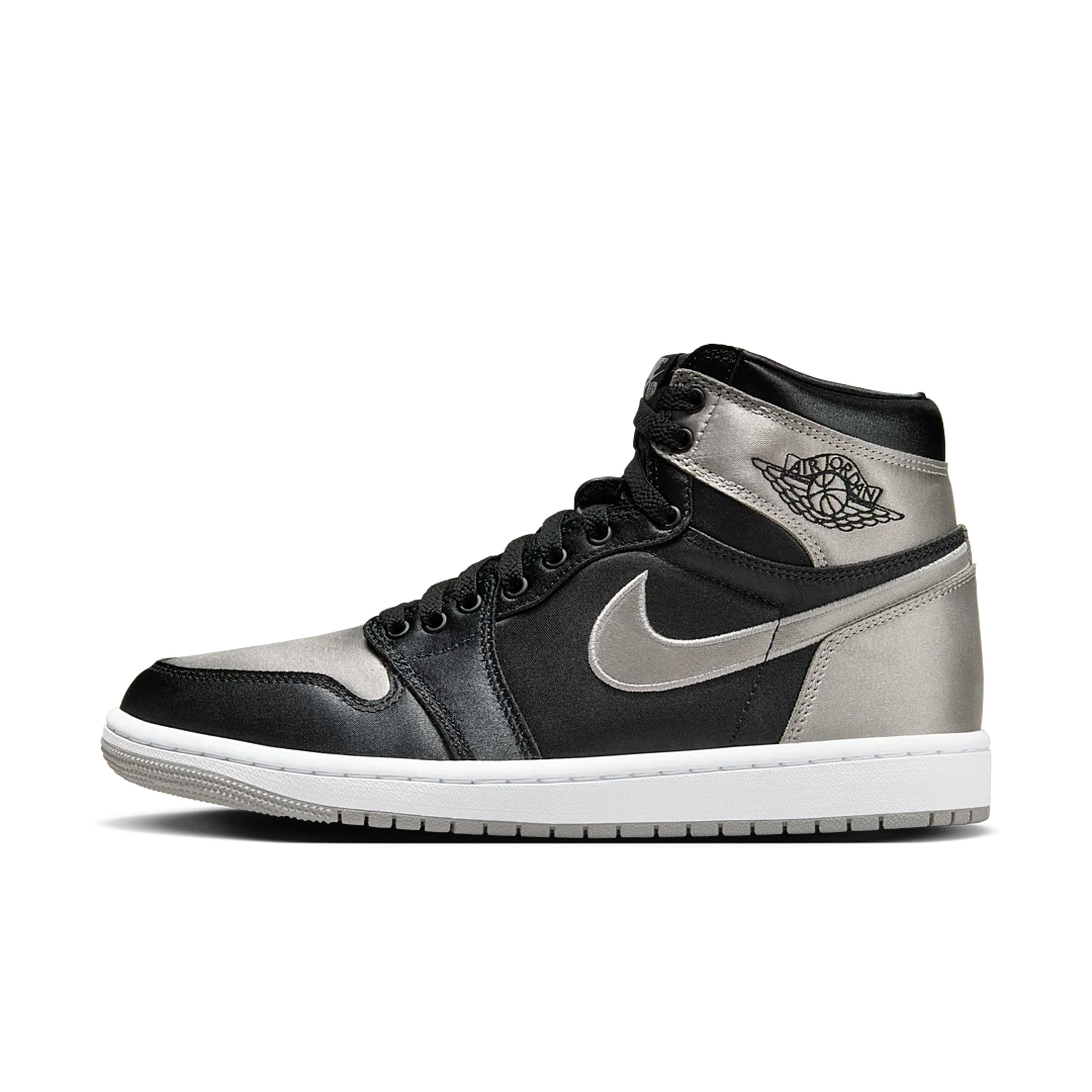 Air Jordan 1 Retro High OG Satin Shadow, Black/Medium Grey-White (FD4810-010)