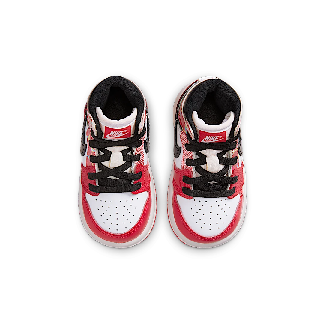 Air Jordan 1 Retro High OG Spider-Man Across the Spider-Verse (TD), University Red/Black/White (DV1750-601)