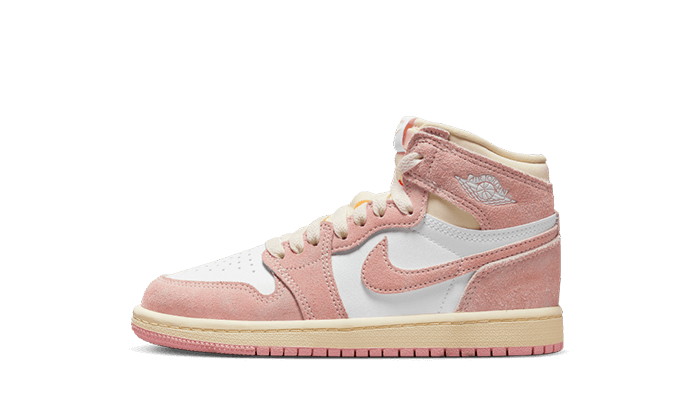 Air Jordan 1 Retro High OG Washed Pink (PS), Atmosphere/White/Muslin/Sail (FD2597-600)