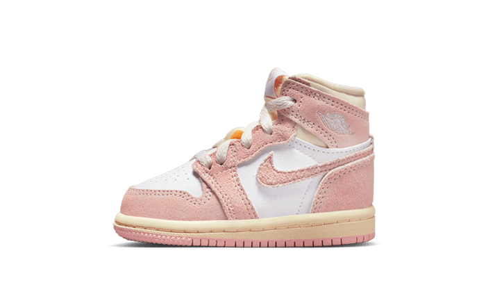 Air Jordan 1 Retro High OG Washed Pink (TD), Atmosphere/White/Muslin/Sail (FD2598-600)