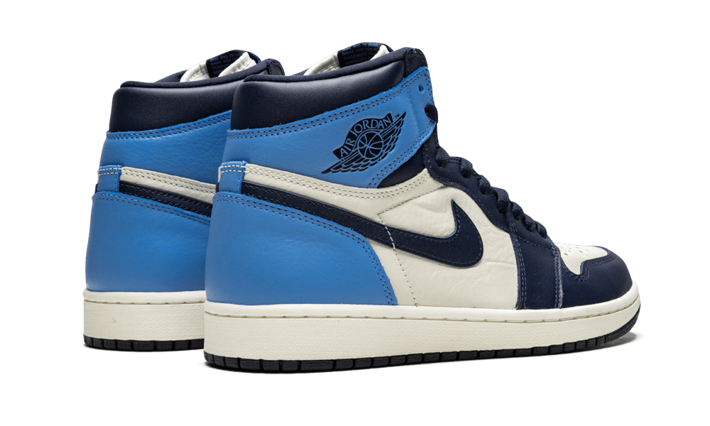 Air Jordan 1 Retro High Obsidian, Sail/Obsidian-University Blue (555088-140 / 575441-140)