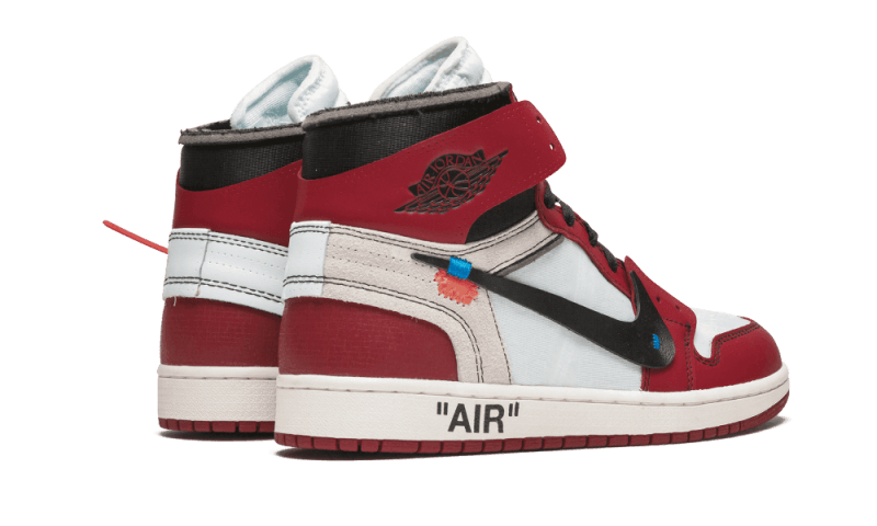 Air Jordan 1 Retro High Off-White Chicago, White/Black-Varsity Red (AA3834-101)