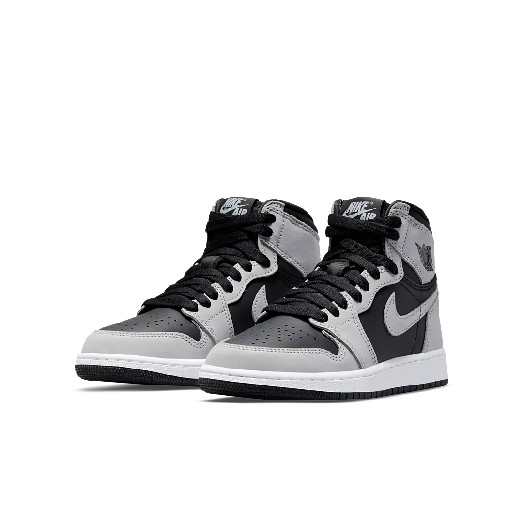 Air Jordan 1 Retro High Shadow 2.0, Black/White-Light Smoke Grey (575441-035)