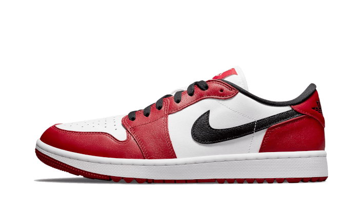 Air Jordan 1 Retro Low Golf Chicago, Varsity Red/Black-White (DD9315-600)