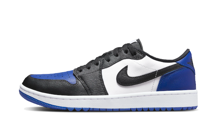 Air Jordan 1 Retro Low Golf Royal Toe, White/Black/Sport Royal (DD9315-102)