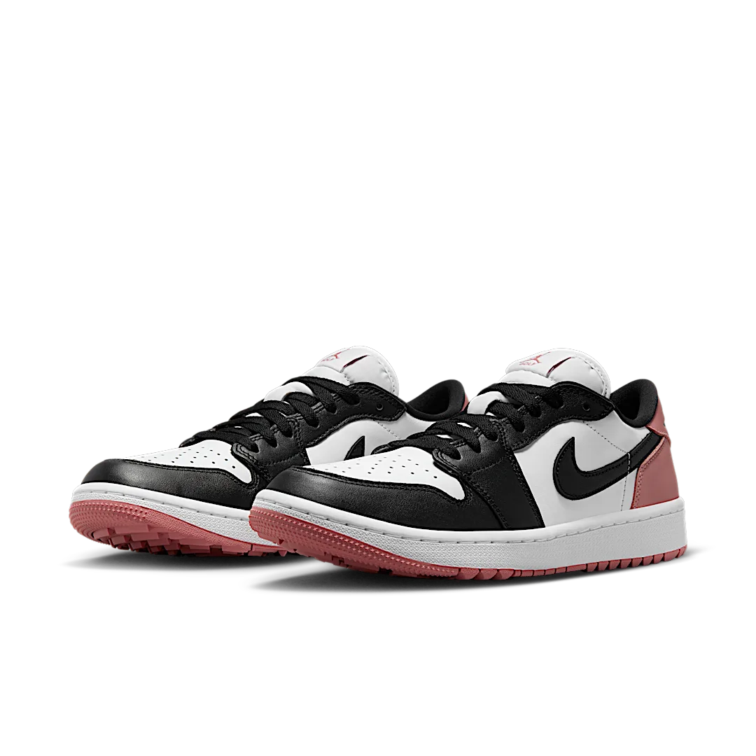 Air Jordan 1 Retro Low Golf Rust Pink, White/Black/Rust Pink (DD9315-106)