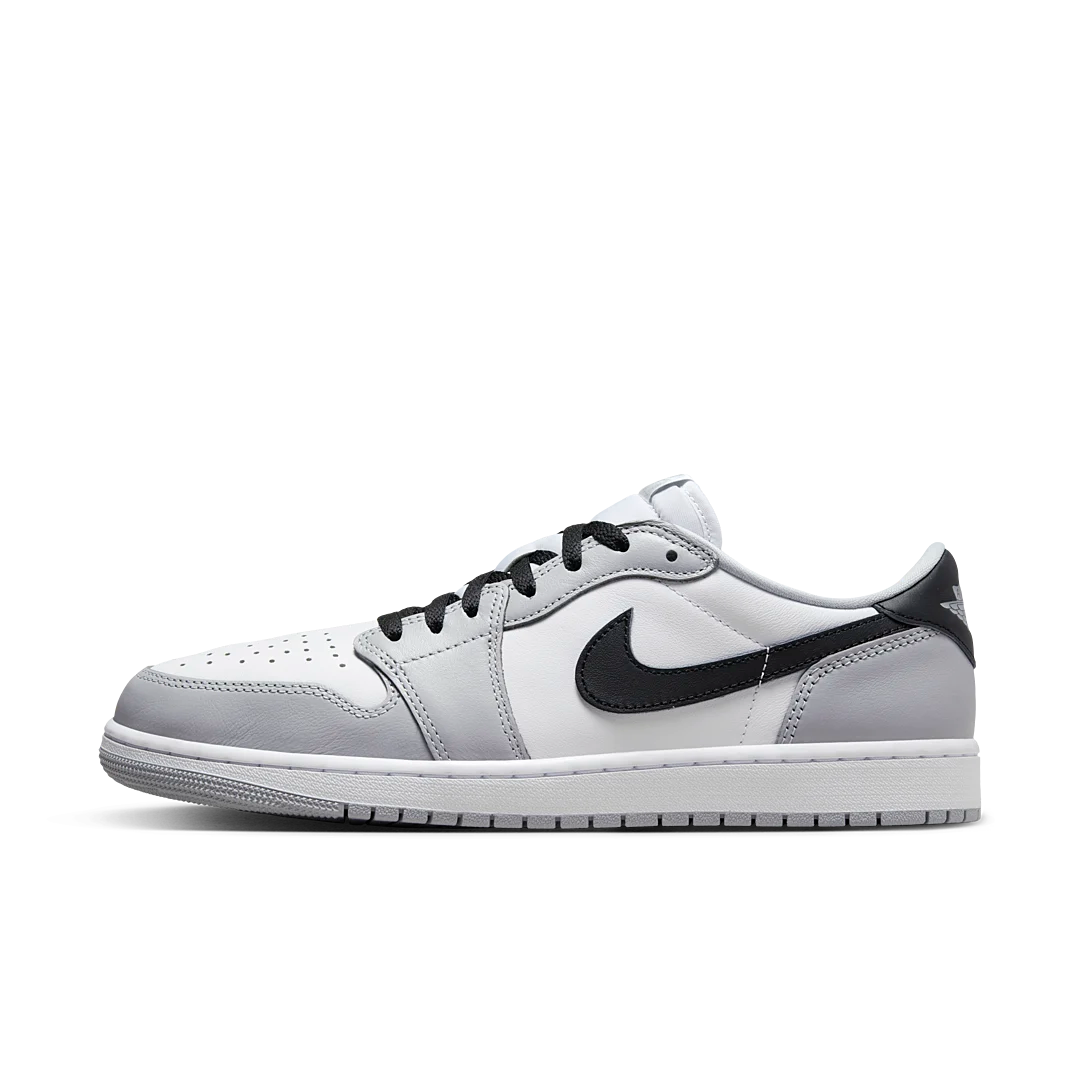 Air Jordan 1 Retro Low OG Barons, White/Black-Wolf Grey (CZ0790-110)