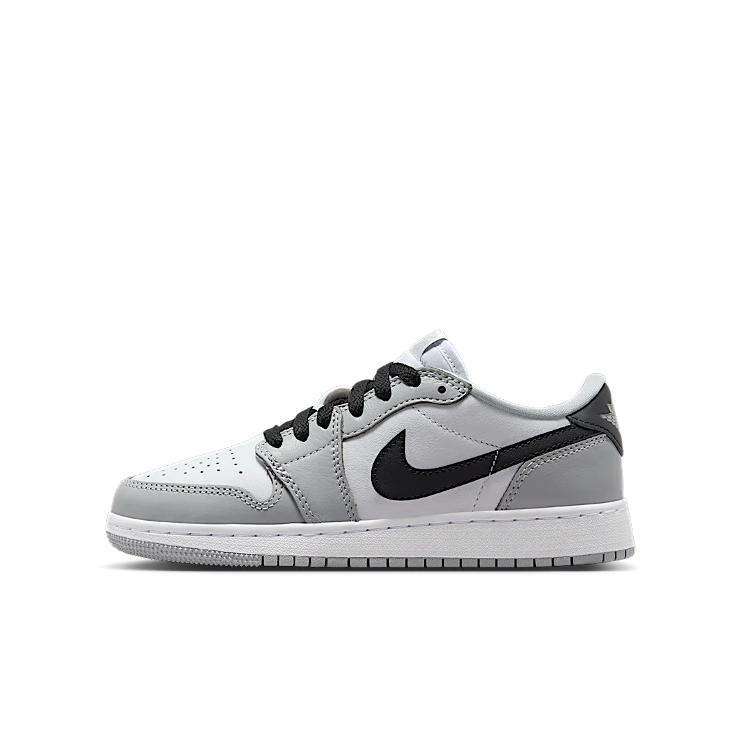 Air Jordan 1 Retro Low OG Barons, White/Black-Wolf Grey (CZ0858-110)