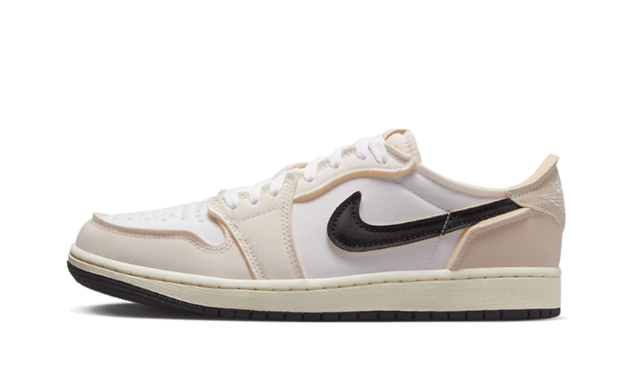 Air Jordan 1 Retro Low OG EX Coconut Milk, White/Coconut Milk/Light Orewood Brown/Black (DV0982-100)