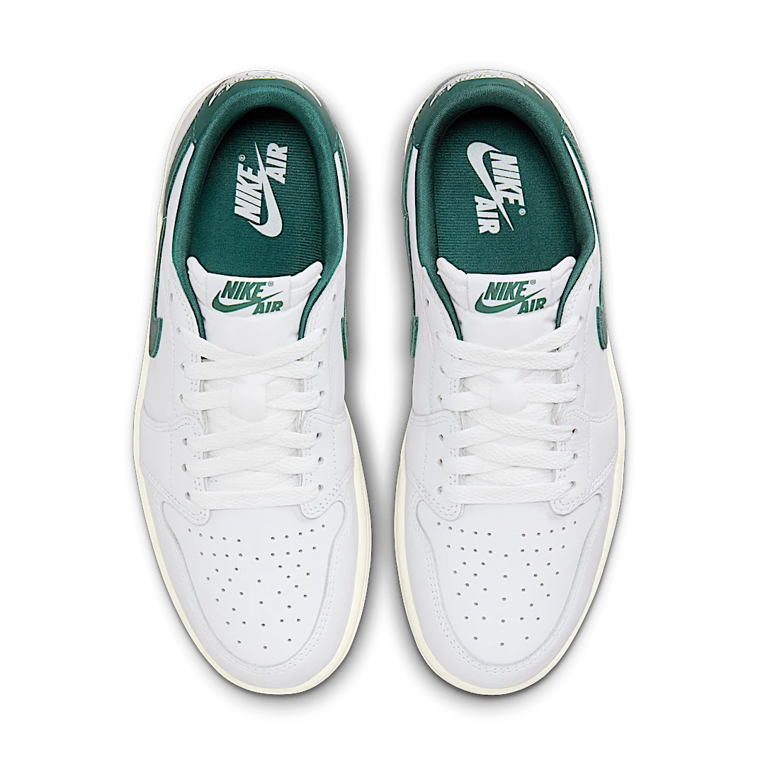 Air Jordan 1 Retro Low OG Oxidized Green, White/Oxidized Green-Sail (CZ0775-133)