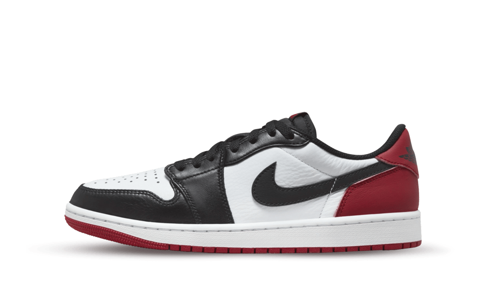 Air Jordan 1 Retro Low OG Black Toe (2023), White/Black/Varsity Red (CZ0790-106 / CZ0858-106)