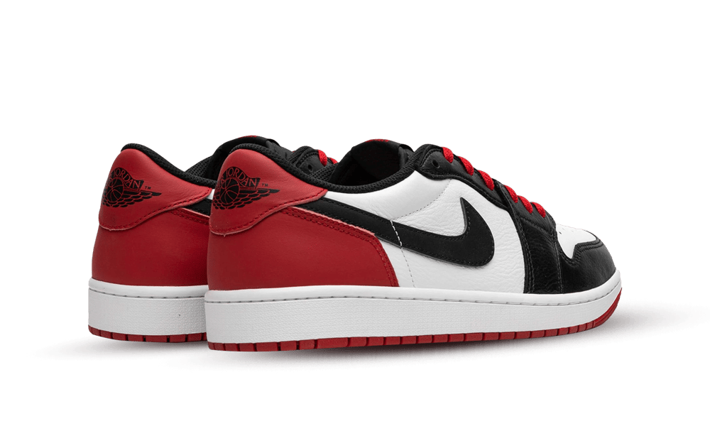 Air Jordan 1 Retro Low OG Black Toe (2023), White/Black/Varsity Red (CZ0790-106 / CZ0858-106)