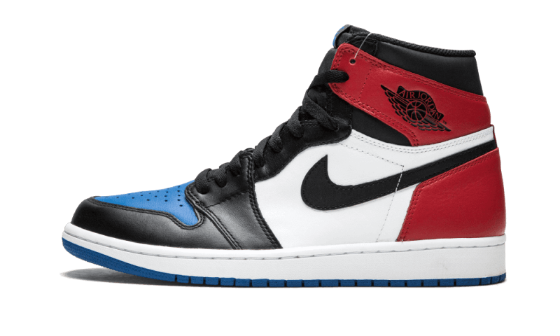 Air Jordan 1 Retro Top 3, Black/Varsity Red-Varsity Royal (555088-026)