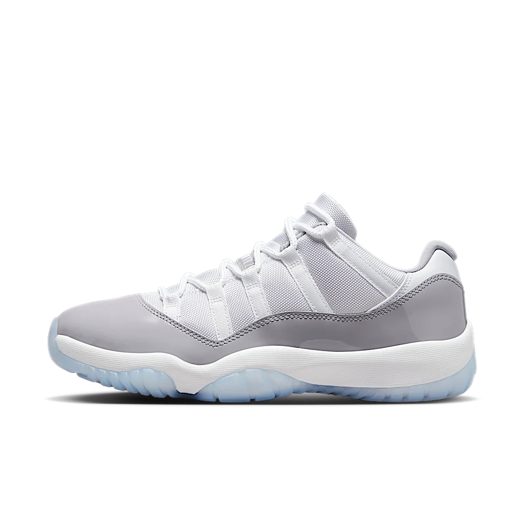 Air Jordan 11 Retro Low Cement Grey, White/Cement Grey/University Blue (AV2187-140 / 528896-140)