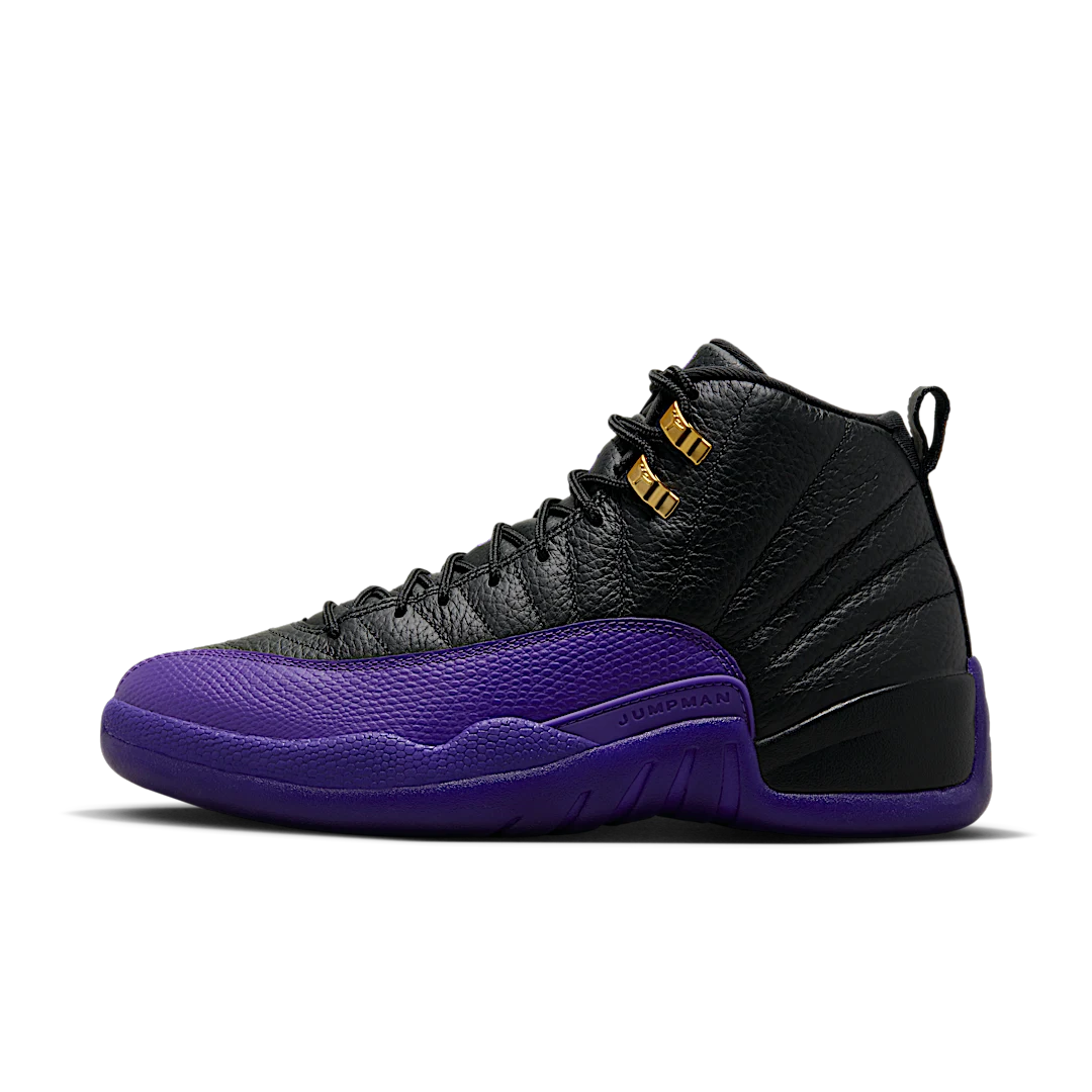 Air Jordan 12 Retro Field Purple, Black/Field Purple/Taxi (CT8013-057)