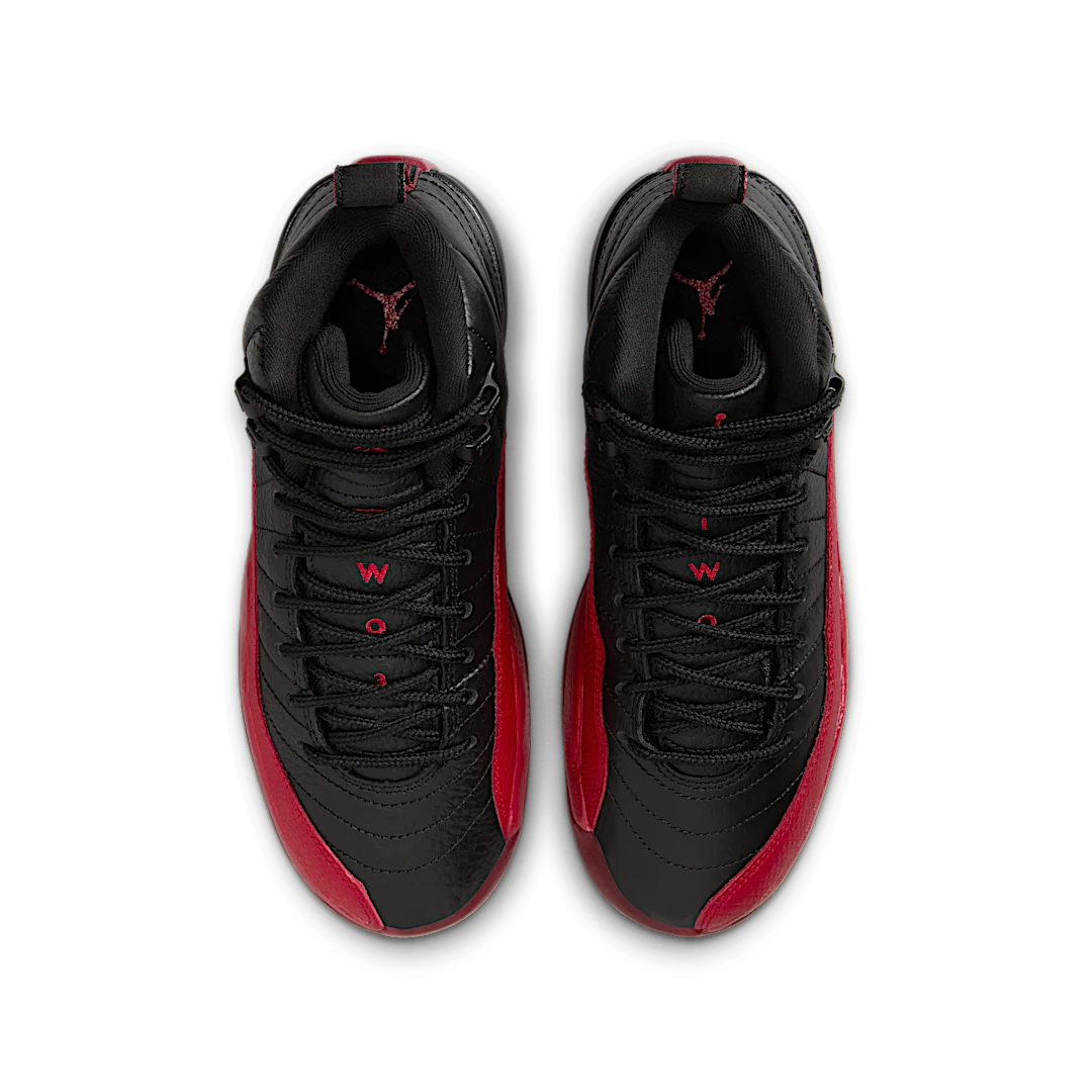 Air Jordan 12 Retro Flu Game (2016), Black/Varsity Red (153265-002)