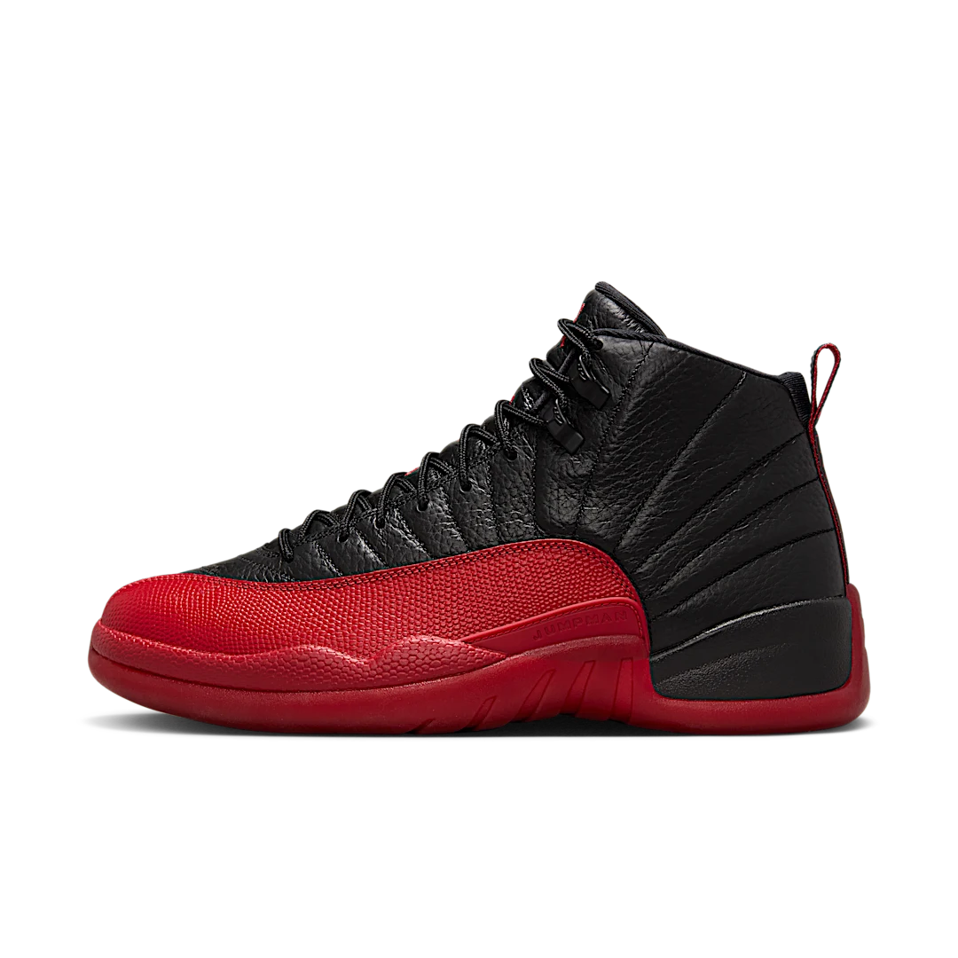 Air Jordan 12 Retro Flu Game (2025), Black/Varsity Red (CT8013-002)