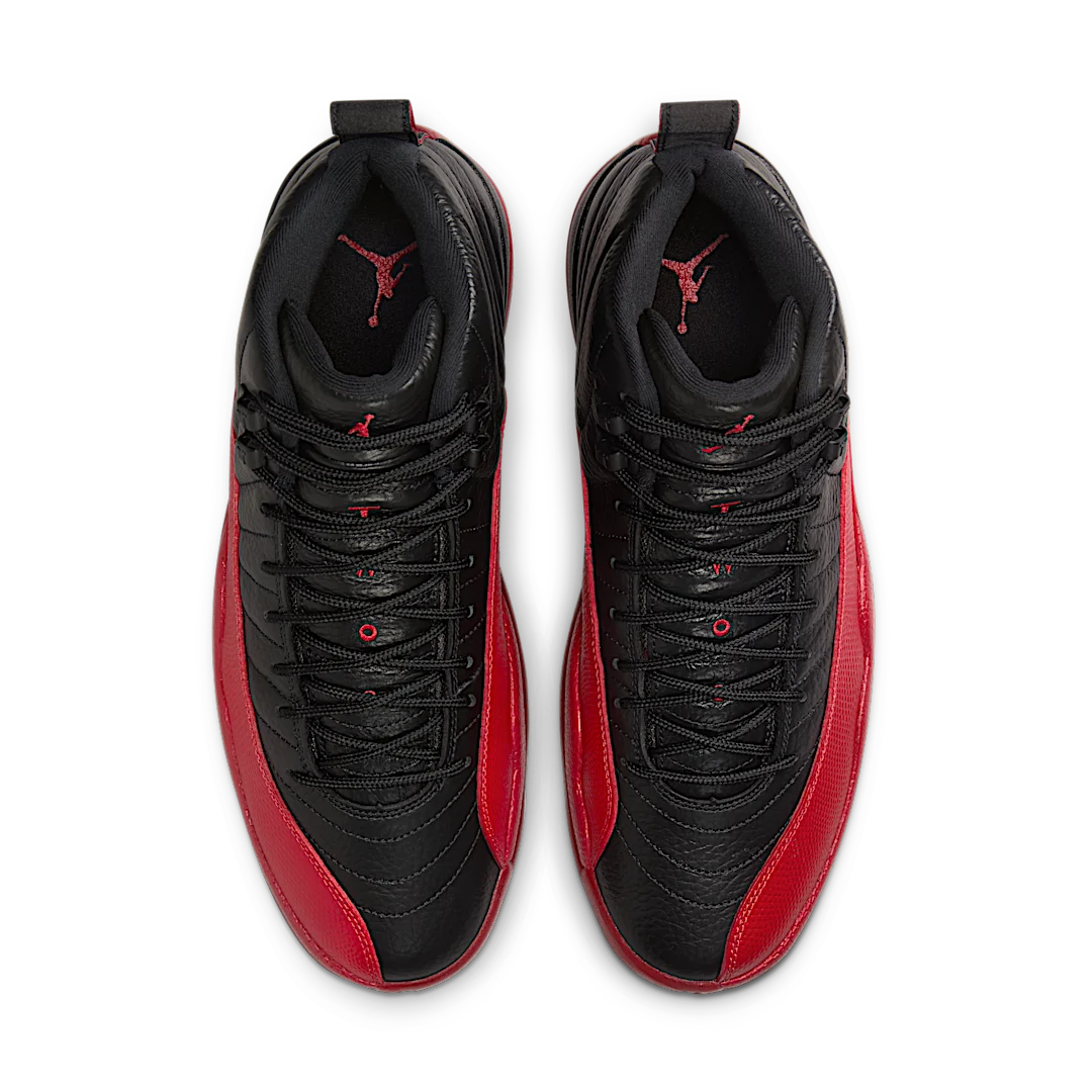 Air Jordan 12 Retro Flu Game (2025), Black/Varsity Red (CT8013-002)