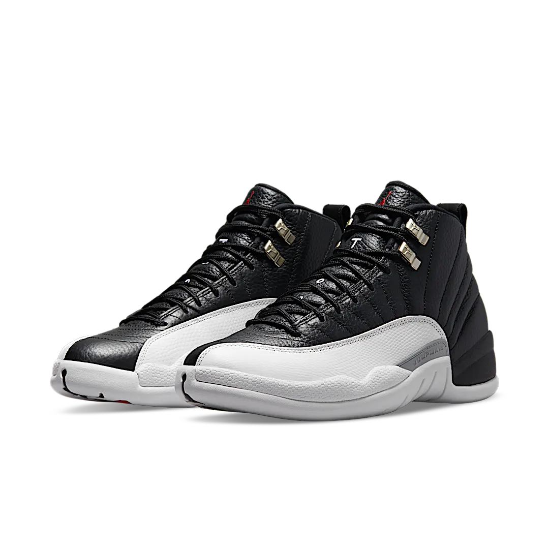 Air Jordan 12 Retro Playoffs (2022), Black/Varsity Red-White (CT8013-006)