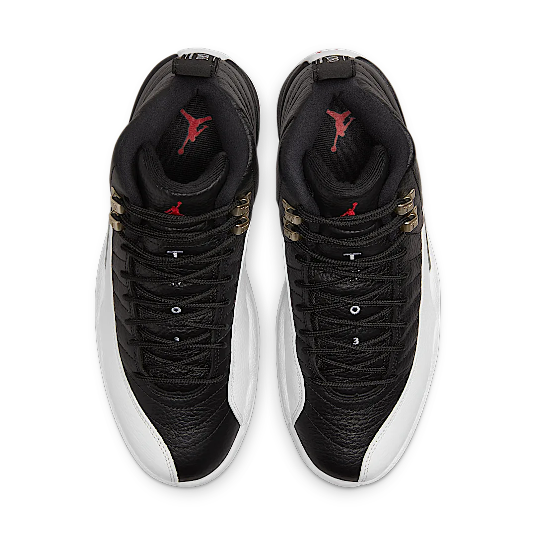 Air Jordan 12 Retro Playoffs (2022), Black/Varsity Red-White (CT8013-006)