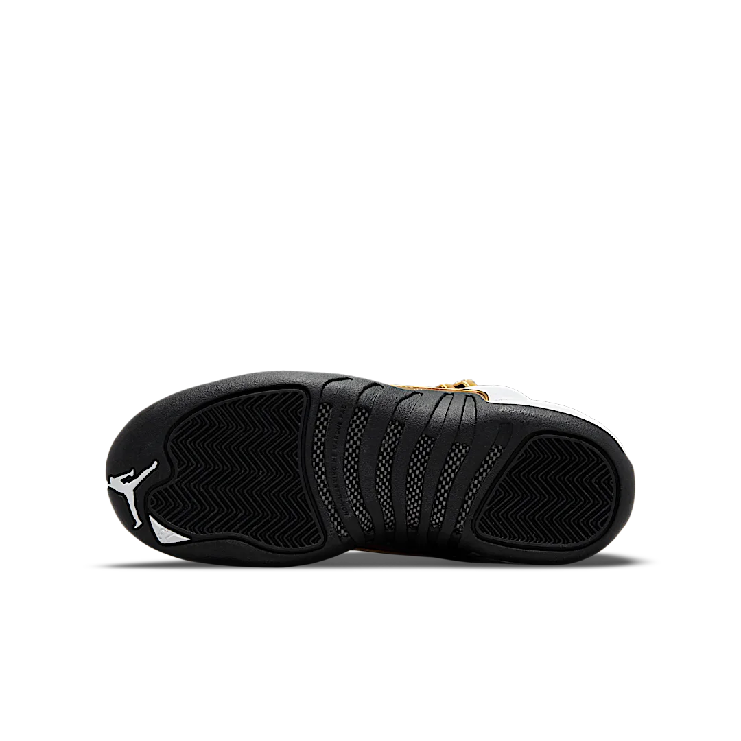 Air Jordan 12 Retro Royalty Taxi, White/Black-Metallic Gold (153265-170)