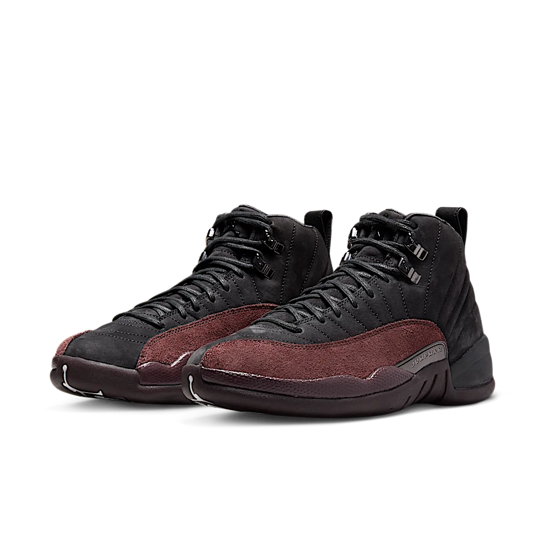 Air Jordan 12 Retro SP A Ma Maniére Black, Black/Black-Burgundy Crush (DV6989-001)