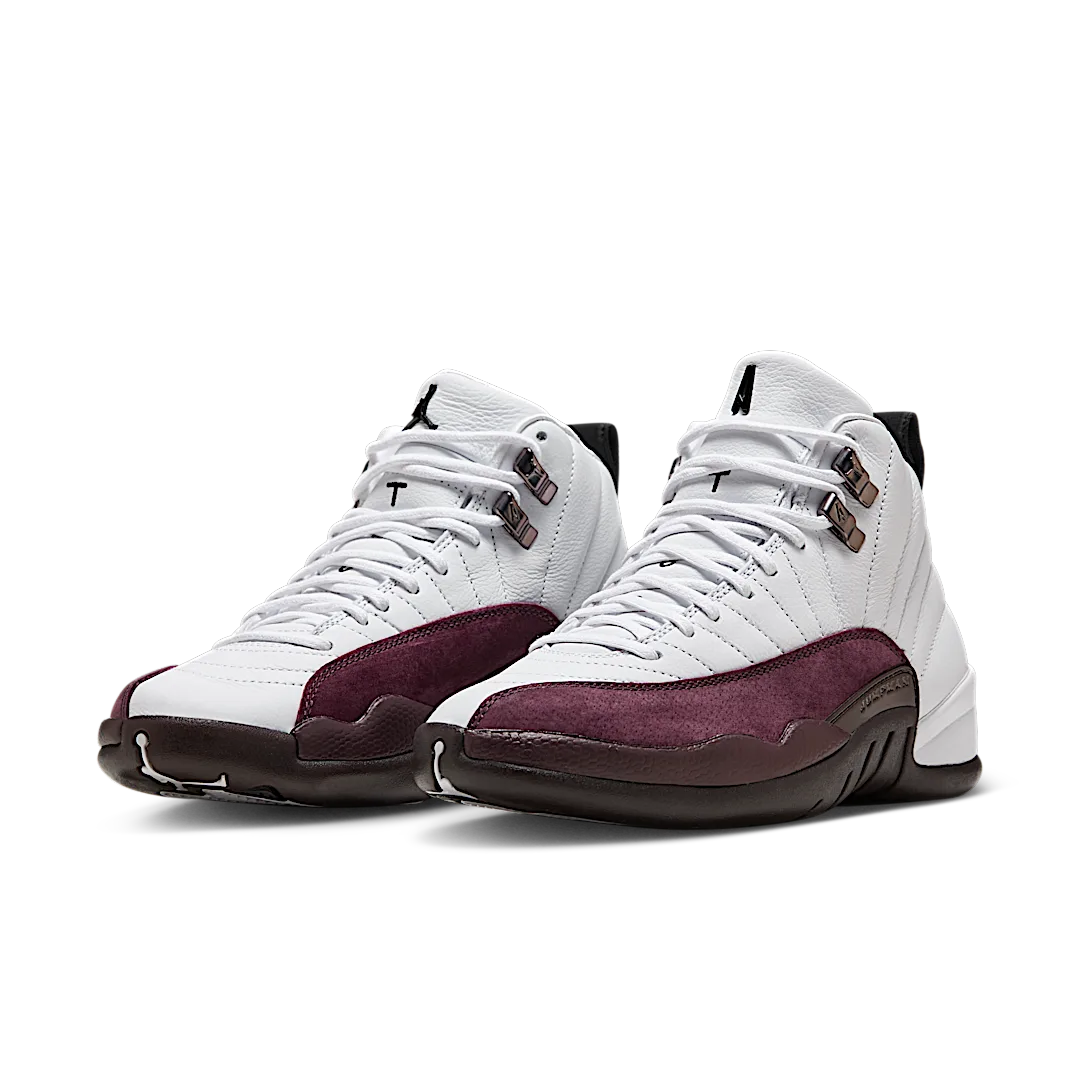 Air Jordan 12 Retro SP A Ma Maniére White, White/Black-Burgundy Crush (DV6989-100)