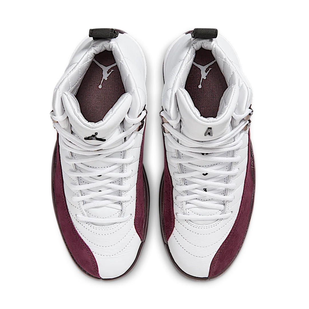 Air Jordan 12 Retro SP A Ma Maniére White, White/Black-Burgundy Crush (DV6989-100)