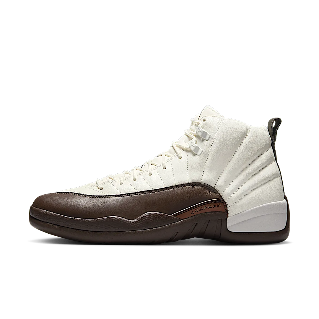 Air Jordan 12 Retro SP SoleFly Cafecito, White/Baroque Brown/Sail (FZ5026-100)