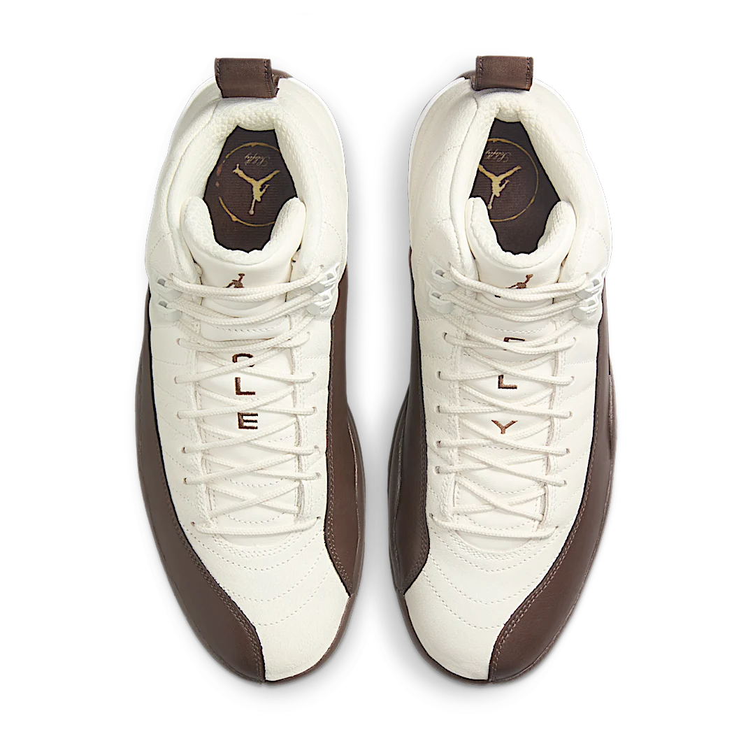 Air Jordan 12 Retro SP SoleFly Cafecito, White/Baroque Brown/Sail (FZ5026-100)