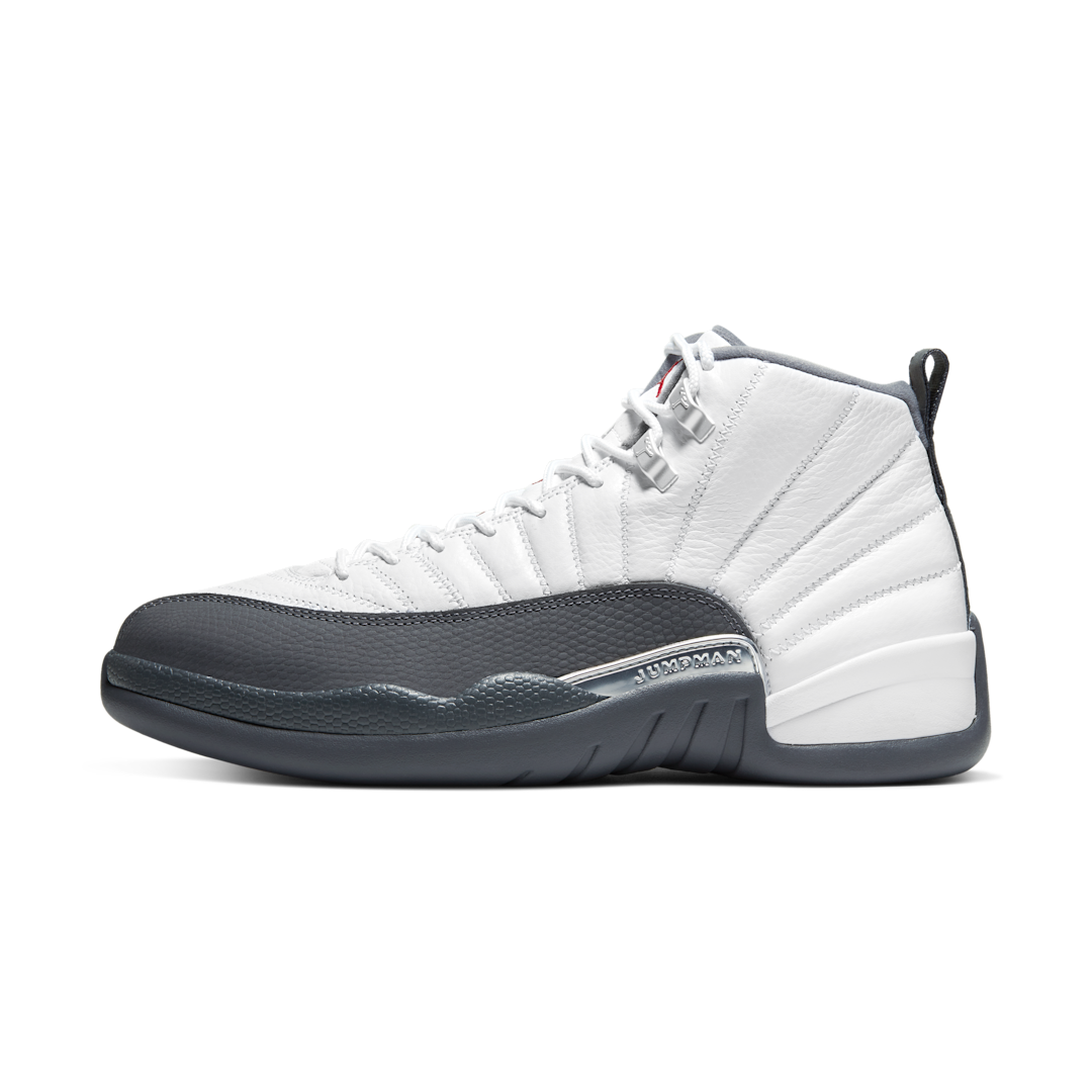 Air Jordan 12 Retro White Dark Grey