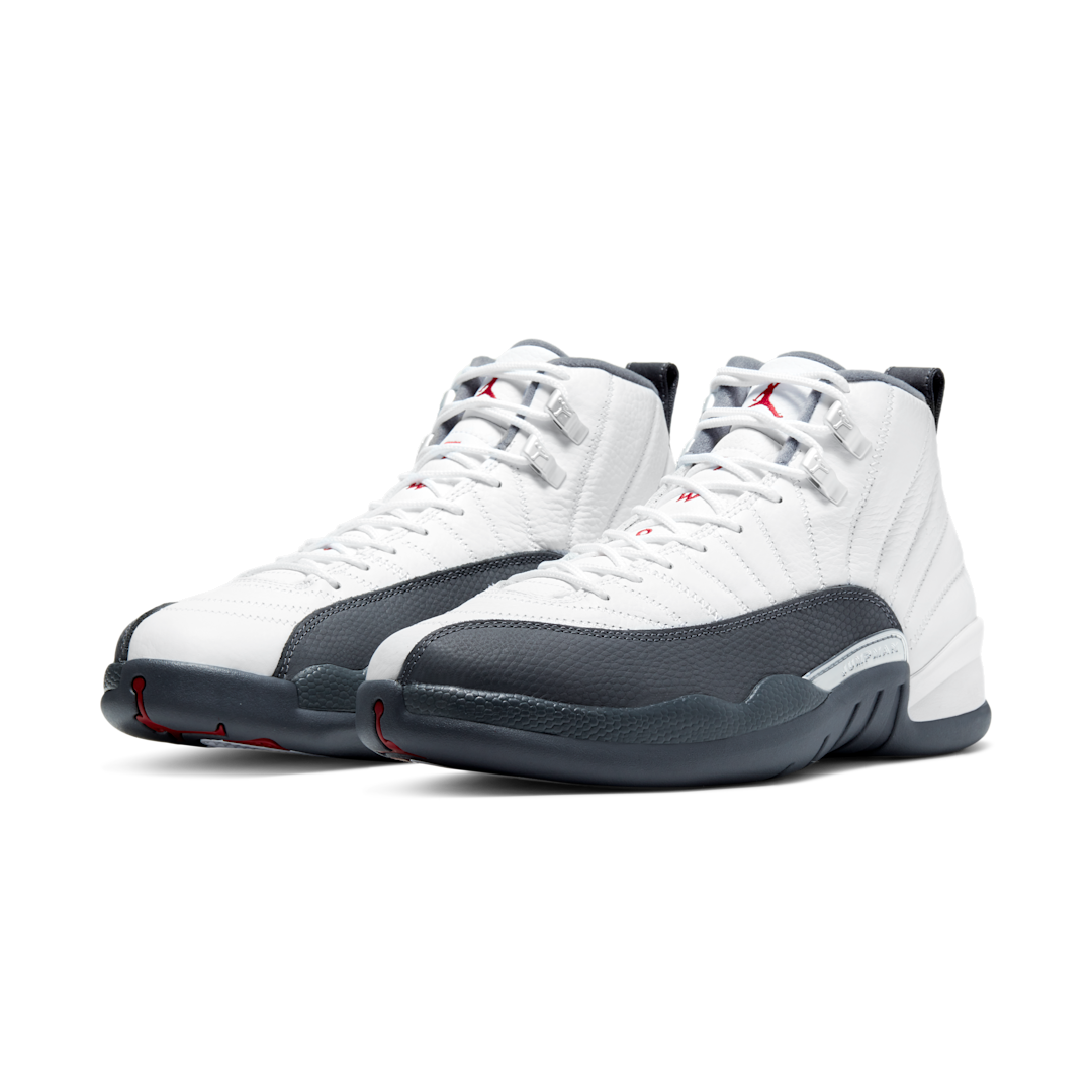 Air Jordan 12 Retro White Dark Grey