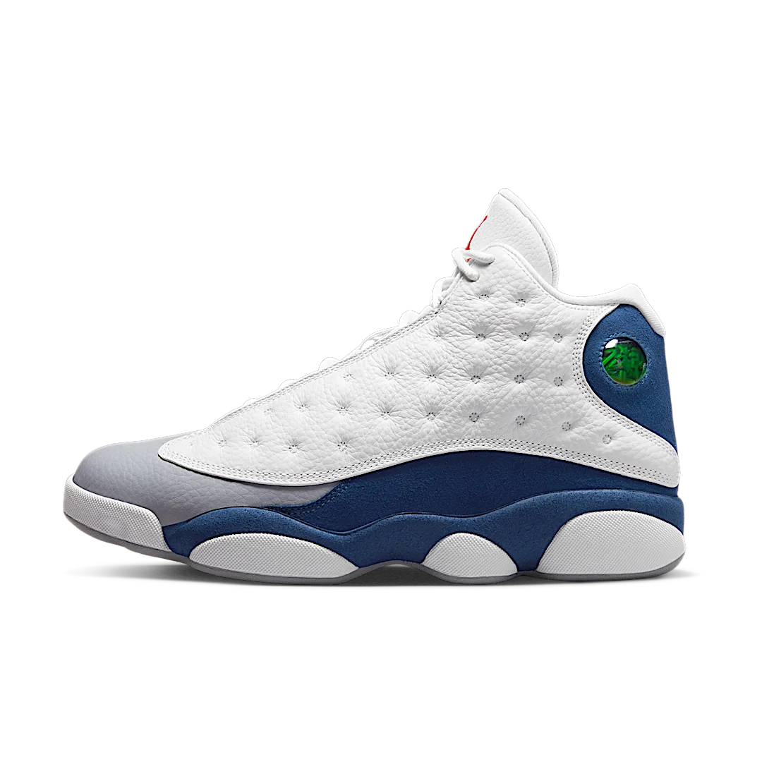 Air Jordan 13 Retro French Blue, White/French Blue/Light Steel Grey/Fire Red (414571-164)