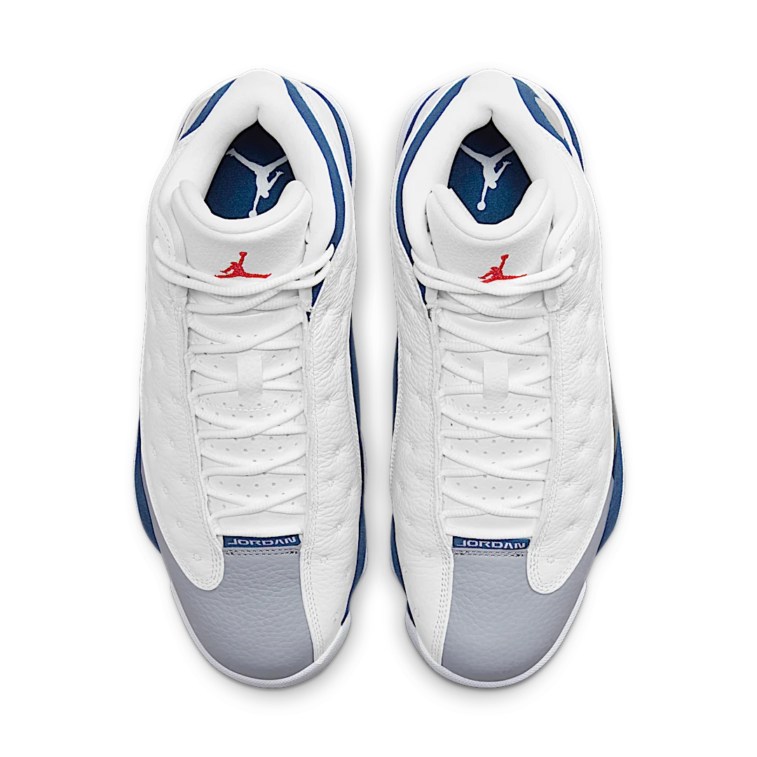 Air Jordan 13 Retro French Blue, White/French Blue/Light Steel Grey/Fire Red (414571-164)