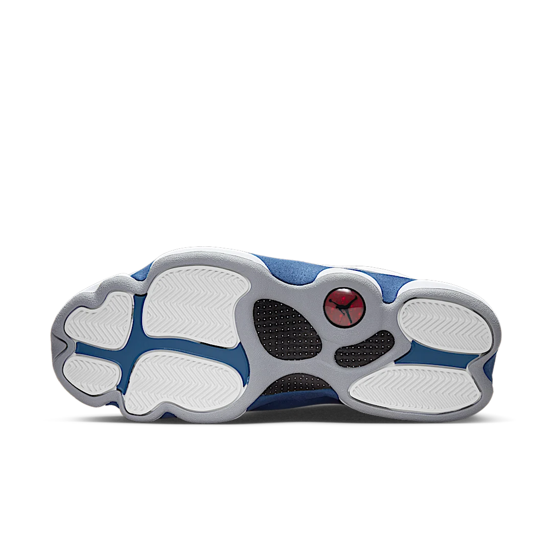 Air Jordan 13 Retro French Blue, White/French Blue/Light Steel Grey/Fire Red (414571-164)