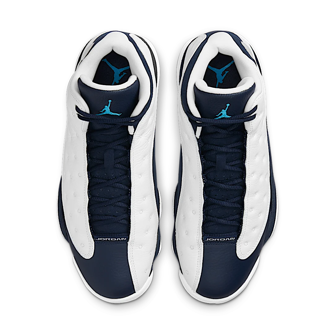 Air Jordan 13 Retro Obsidian Powder Blue White, White/Obsidian-Dark Powder Blue (414571-144)