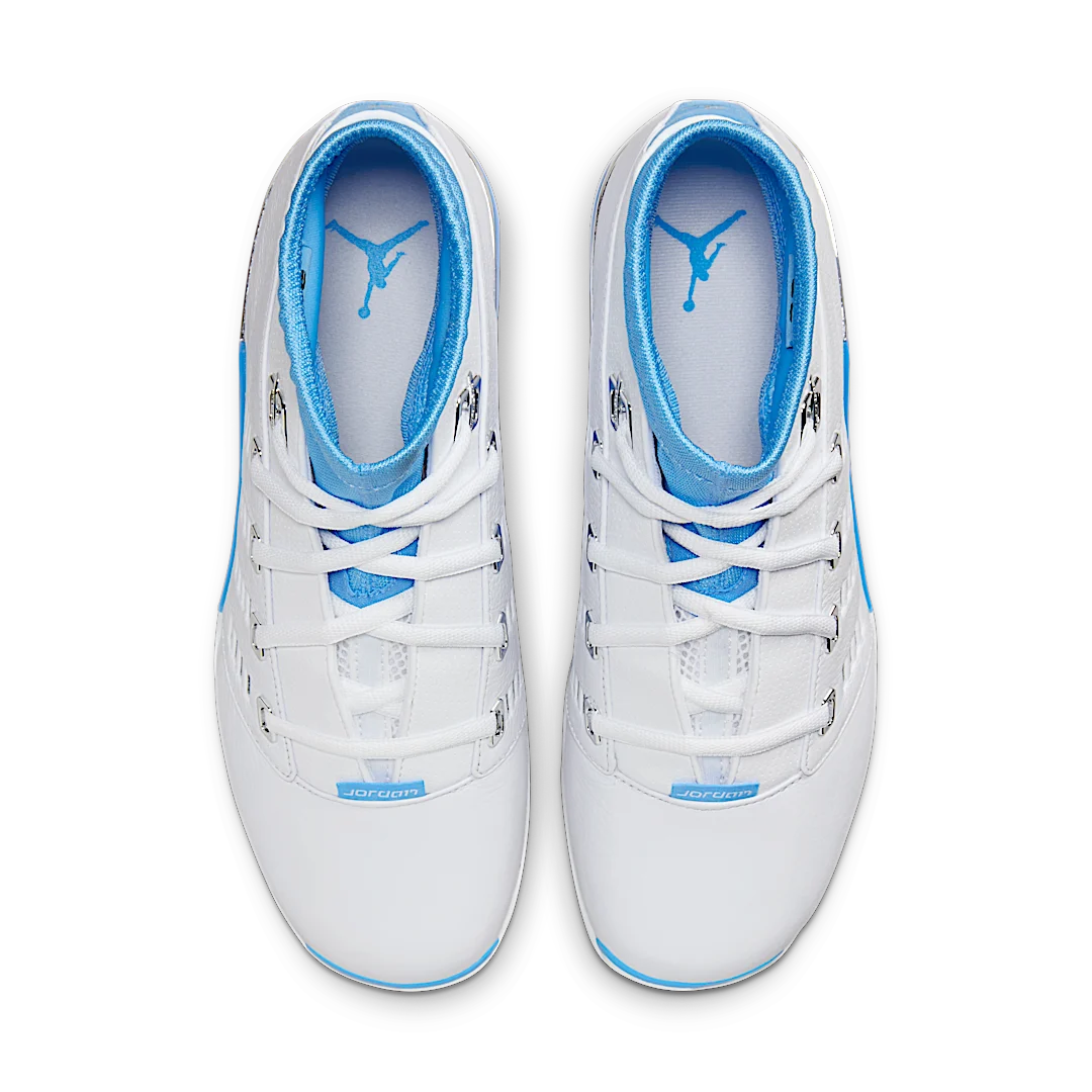 Air Jordan 17 Retro Low SP University Blue (2024), White/University Blue-Chrome-Black (FJ0395-101)