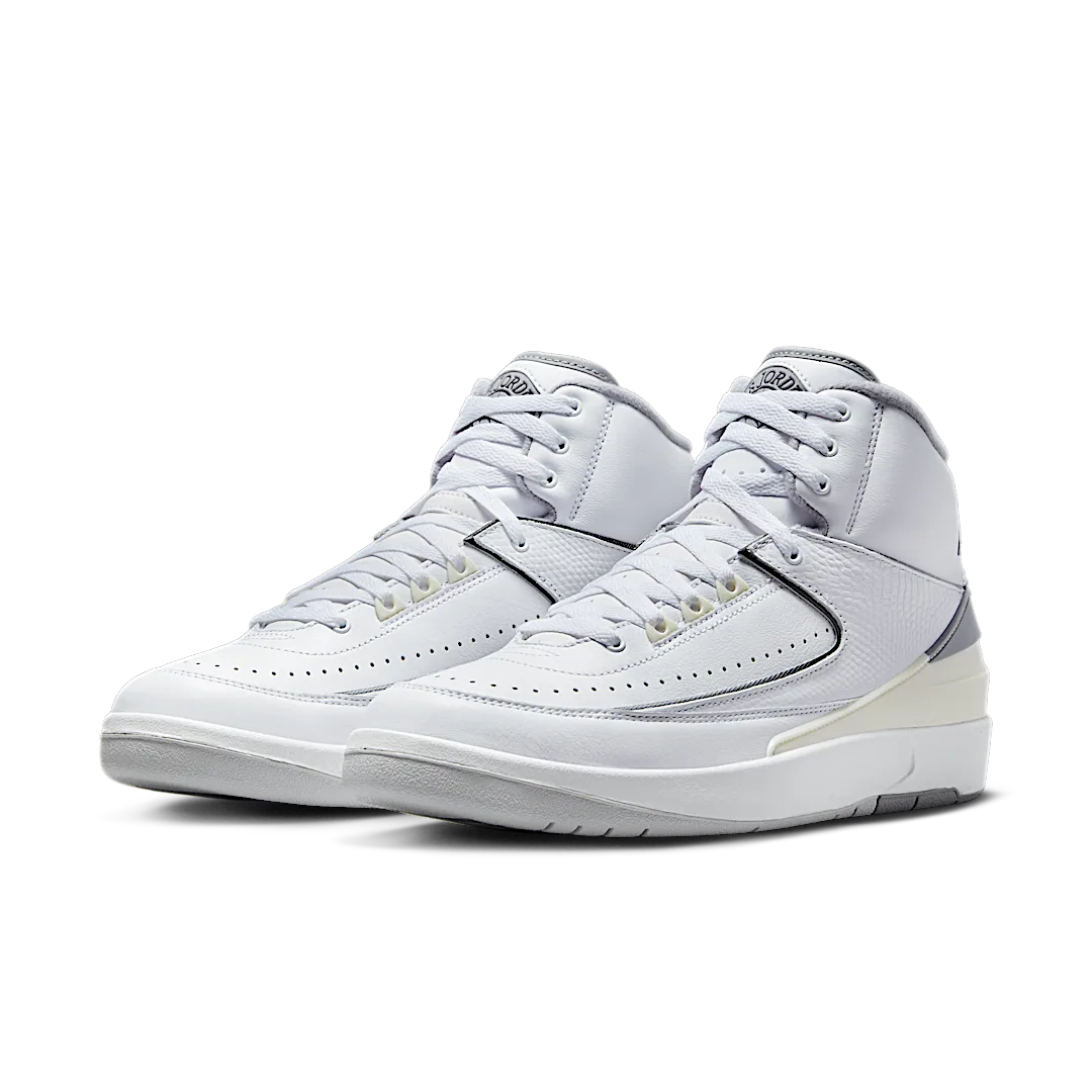 Air Jordan 2 Retro Cement Grey, White/Cement Grey/Sail/Black (DR8884-100)