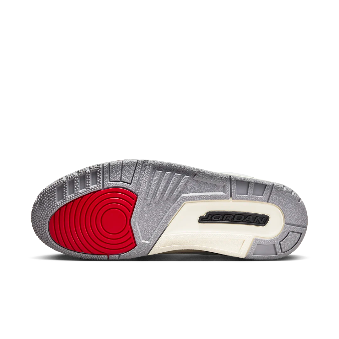 Air Jordan 3 Retro Cement Grey, Summit White/Fire Red/Cement Grey/Black (CT8532-106)