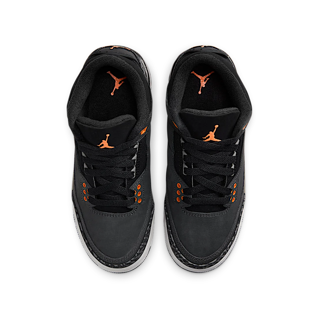 Air Jordan 3 Retro Fear Pack (2023), Night Stadium/Total Orange-Black-Flat Pewter-Neutral Grey (DM0967-080)