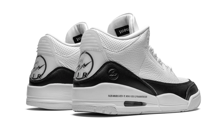 Air Jordan 3 Retro Fragment, White/White-Black (DA3595-100)