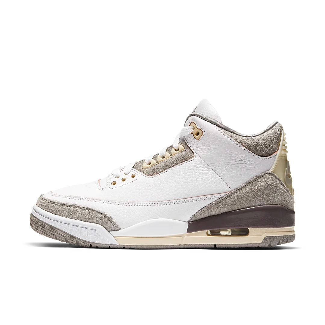 Air Jordan 3 Retro SP A Ma Maniére, White/Medium Grey-Violet Ore-White (DH3434-110)