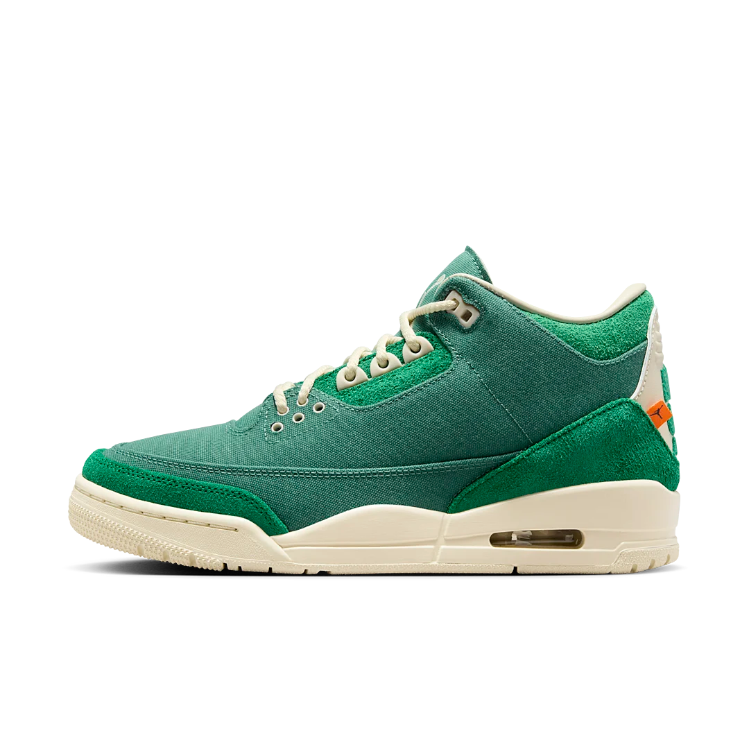 Air Jordan 3 Retro SP Nina Chanel Abney Bicoastal, Bicoastal/Black/Malachite/Fossil (FZ7974-300)