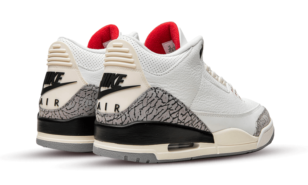 Air Jordan 3 Retro White Cement Reimagined, Summit White/Fire Red/Black/Cement Grey (DN3707-100 / DM0967-100)