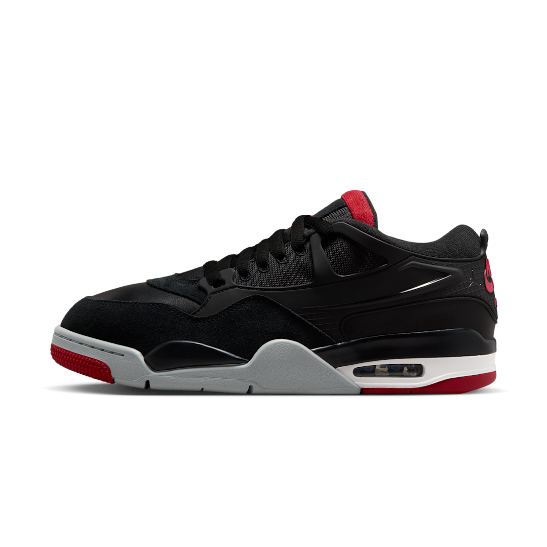 Air Jordan 4 RM Black Cement, Black/Varsity Red/Wolf Grey/White (FQ7939-061)